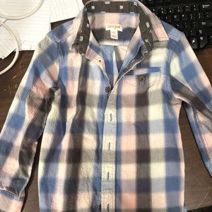 Boys long sleeve button up shirt